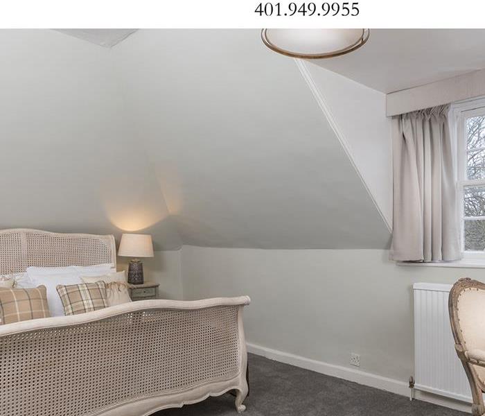 Image of clean white bedroom
