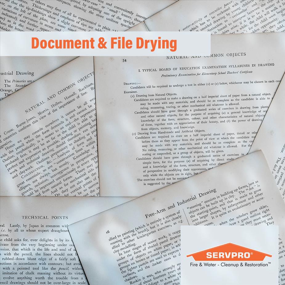 document-file-drying